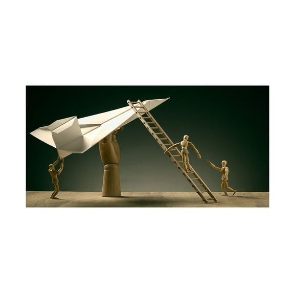 Timothy Tichy 'Pre Flight Inspection' Canvas Art