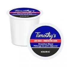 Timothy's Breakfast Blend Coffee Pods K-Cup Dark Roast 96 Count