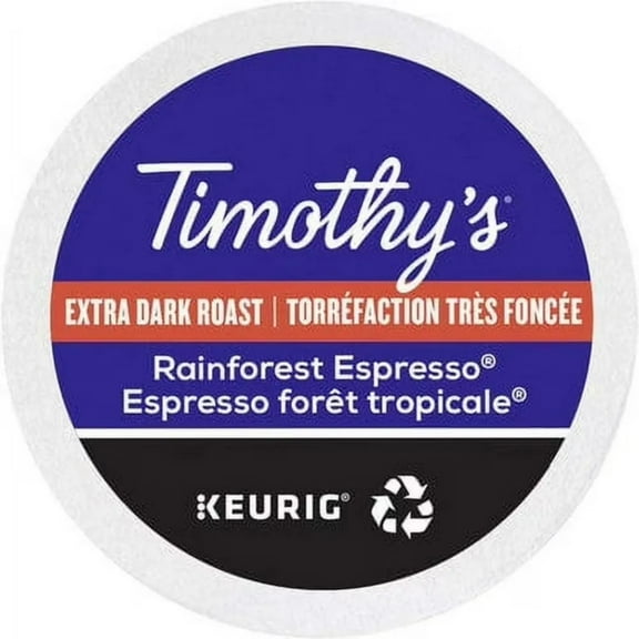 Timothy's World Coffee Rainforest Espresso 30 K-Cups