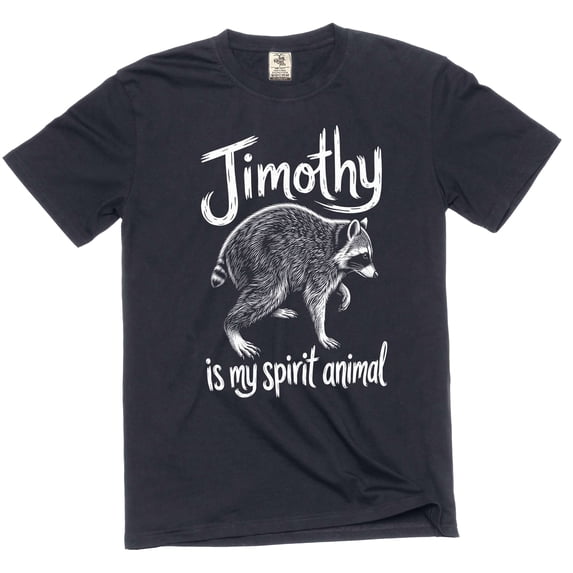 Timothy viral Raccoon Animal T-Shirt: Men's Graphic Tee