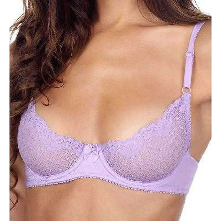Timpa Duet Lace Underwire Demi Bra Electric Blue 016449 - Free Shipping at  Largo Drive
