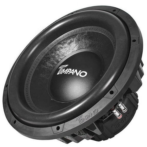 Timpano 12" Subwoofer Dual 4 Ohm 2500 Watts Max Power TPT-T2500-12 D4 Single