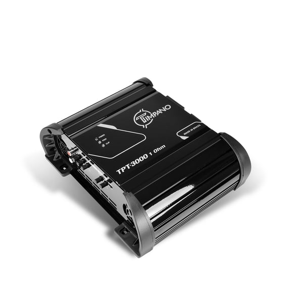 Timpano 3000 Watts Car Audio Amplifier Fullrange TPT-3000 1 Ohm 1 Channel Compact 12 volts Monoblock Fullrange Class D Car Amp