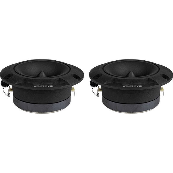 Timpano 4" Super Tweeters 120 Watts Max Power 4 Ohm 1" VC TPT-ST2 Black Pair