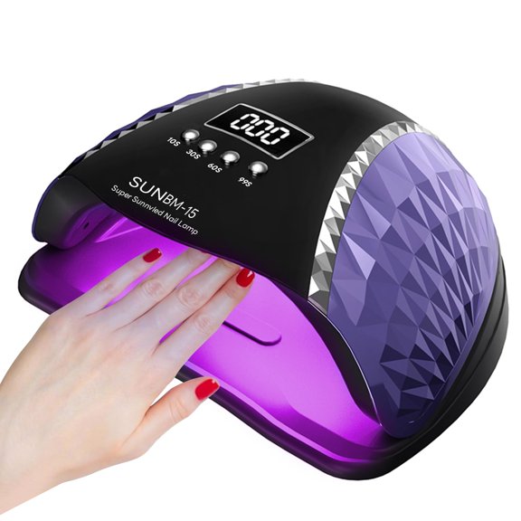 Timpou LED Lamp for Nails, 280 W Lamp for Gel Nail Polish, Dryer, Professional Nail Lamp, Light for Nails with 66 Beads, Auto Sensor LED Gel Nail Lamp, 4 Timer Settings [Energy Class A+++] ALT2