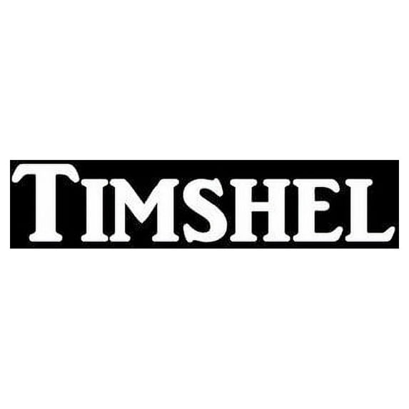 Timshel Vinyl Cut Decals With No Background (TWO PACK) |2-6 Inch White Decals | Car Truck Van Wall Laptop Cup
