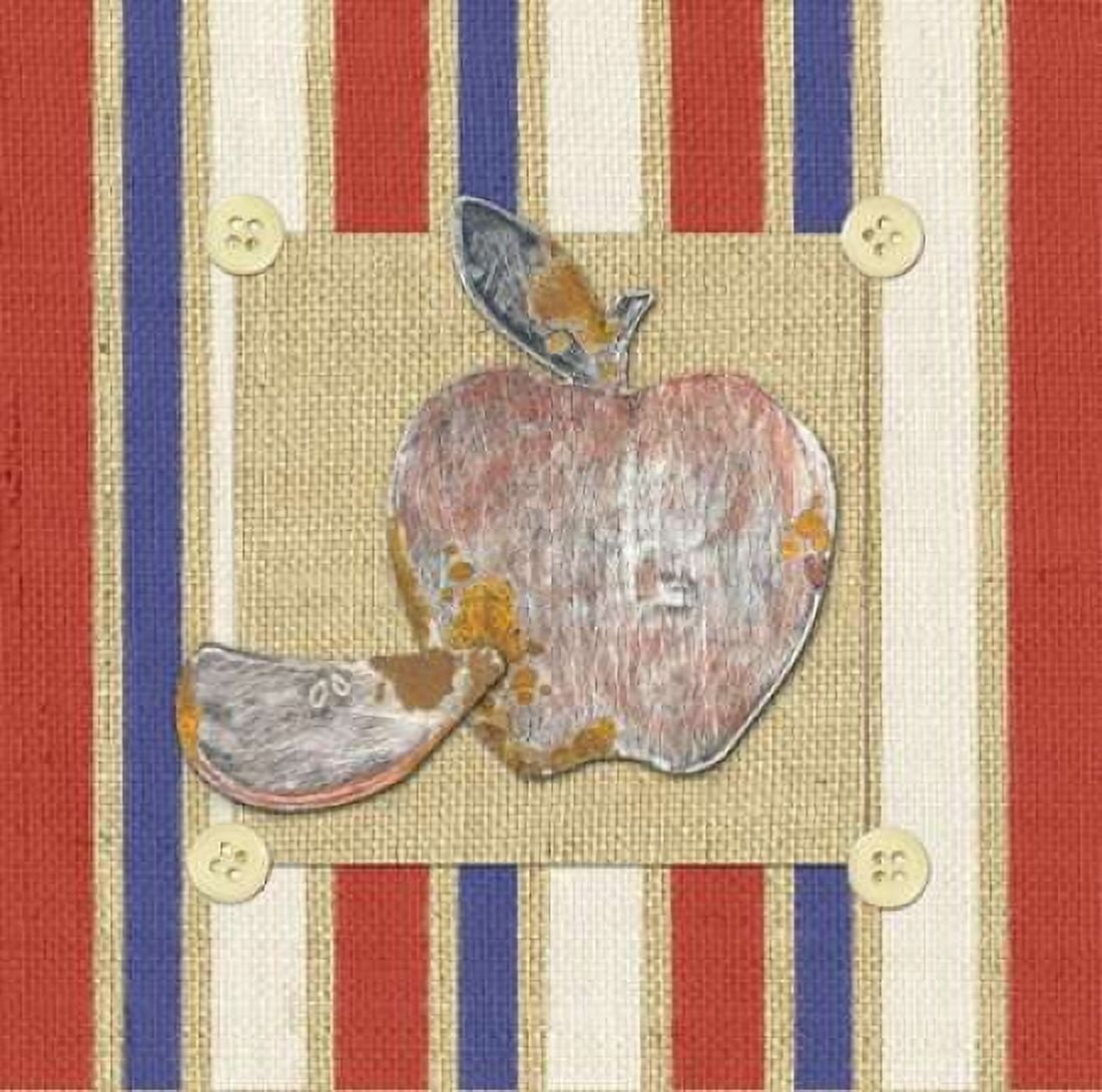 Tin Apple Canvas Art - Sam Appleman (24 x 24)