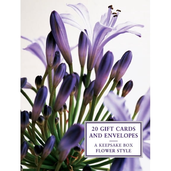 Tin Box of 20 Gift Cards and Envelopes: Flower Style: A Keepsake Tin Box Featuring 20 High-Quality Floral Gift Cards and Envelopes