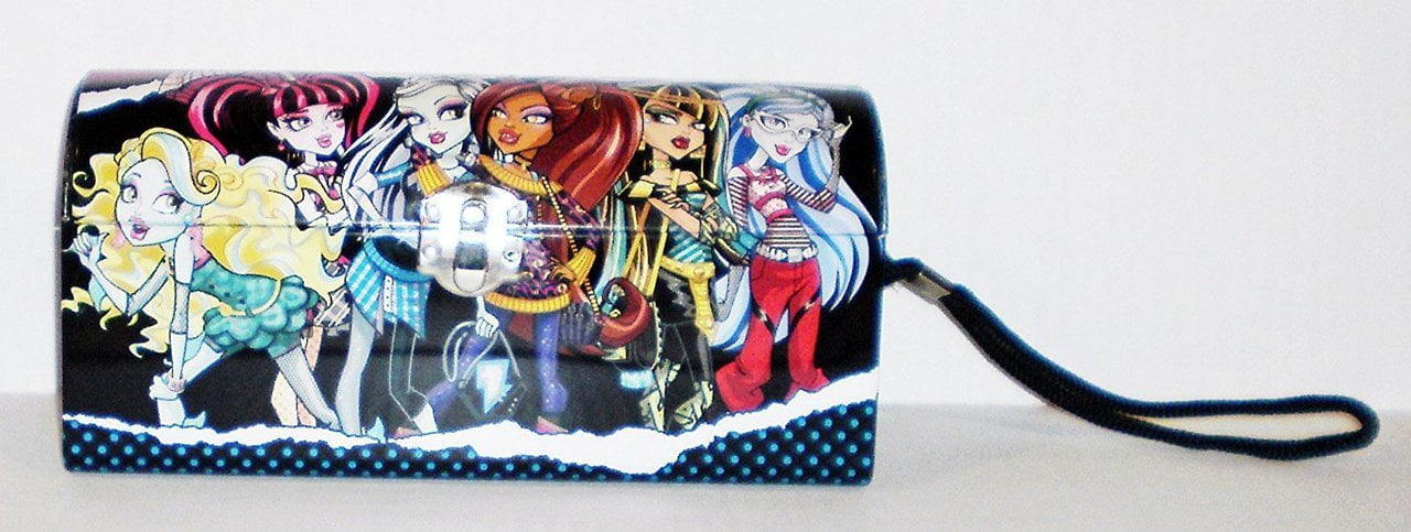 MONSTER HIGH Purse Silver Print With Silver jewels & Chain Strap RARE
