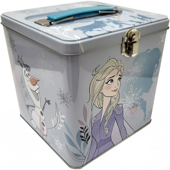 Tin Box Frozen Stacking Cube Carry-All Tin