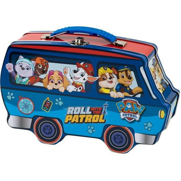 Tin Box Paw Patrol Van Shaped Carry-All