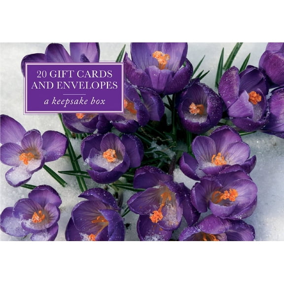 Tin Box of 20 Gift Cards and Envelopes: Crocus: A Keepsake Tin Box Featuring 20 High-Quality Floral Gift Cards and Envelopes (Other)