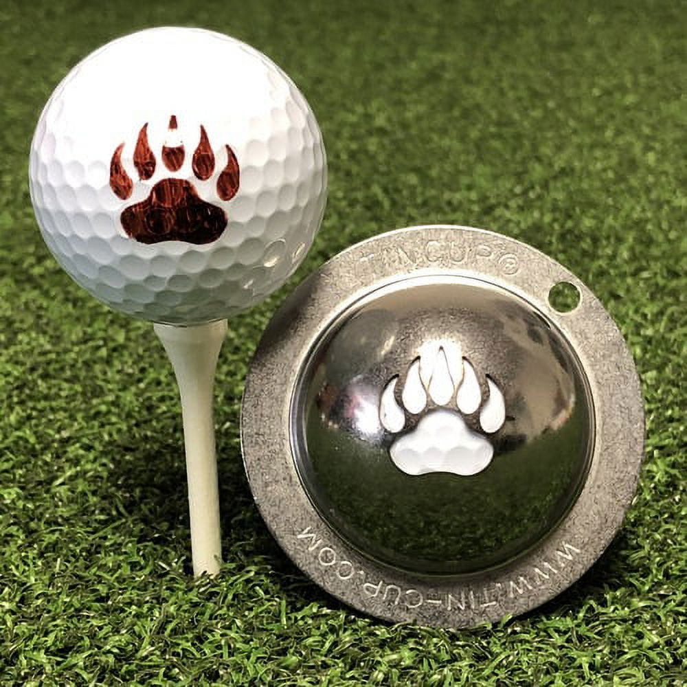 Tin Cup Golf Ball Custom Marker Alignment Tool (Bear Claw)