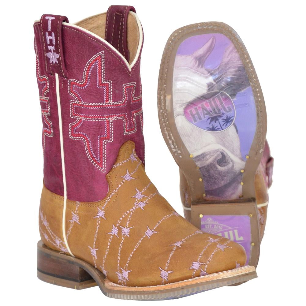 Tin Haul Apparel Boys Kids Tin Haul Dont Touch Cool Moo Sole Boot 9 Tan