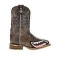 thumbnail image 1 of Tin Haul Boys Sharky Square Toe Cowboy   Mid Calf Boots, 1 of 5