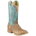 thumbnail image 1 of Tin Haul Mens Matrix Embroidered Square Toe Pull On Cowboy  Mid Calf Boots, 1 of 2