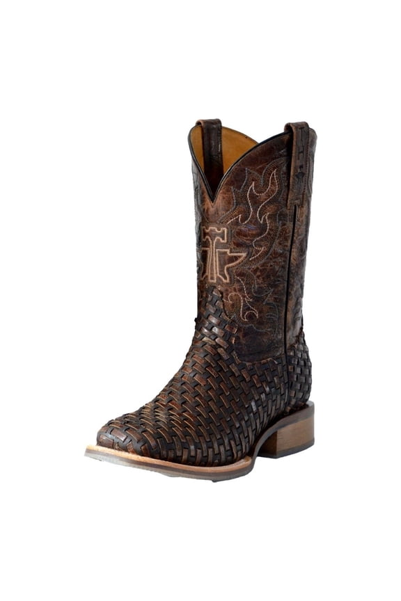 Western Boots Mens Ride Em Cowboy Brown 14-020-0077-0481 BR