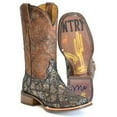 thumbnail image 1 of Tin Haul Women's Paisley Python Print Western Boot Broad Square Toe - 14-021-0007-1503 MU 10 M  US, 1 of 3