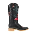 thumbnail image 1 of Tin Haul Womens Flamingo Square Toe Cowboy  Mid Calf Boots, 1 of 5