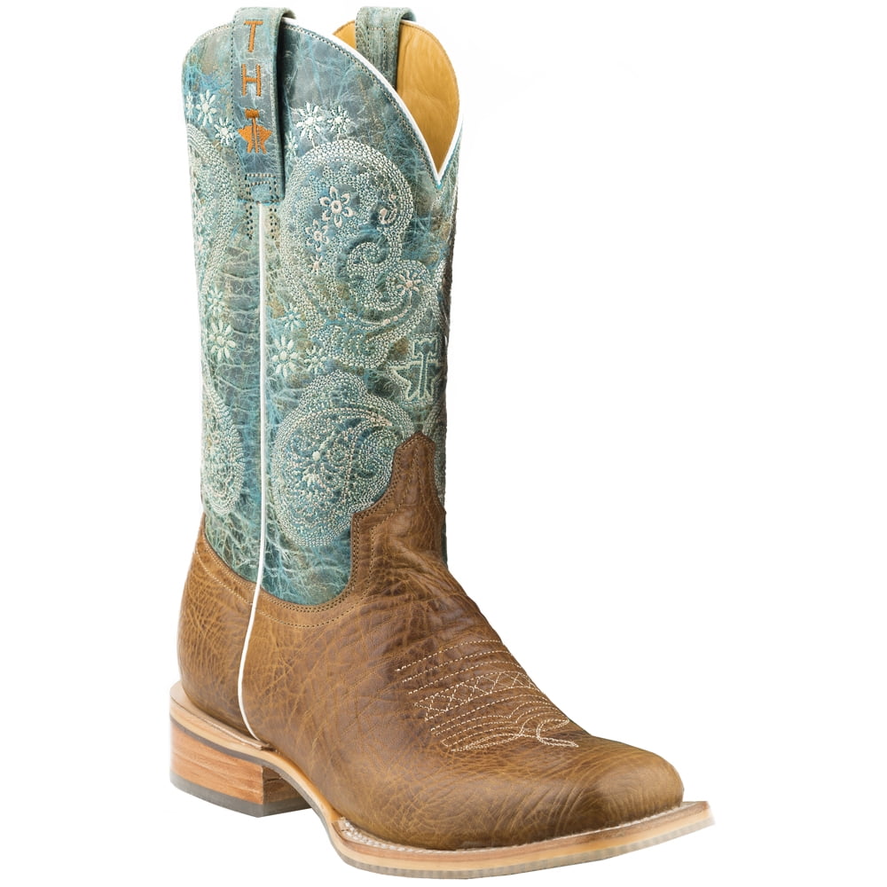 Tin Haul Womens YeeHaw Square Toe Cowboy Casual Mid Calf Boots Walmart