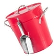 thumbnail image 1 of Tin Ice Bucket Bath Tub Outdoor Cube Icebr Beer Thermal Cocktail Party Metal Barrel Red, 1 of 6