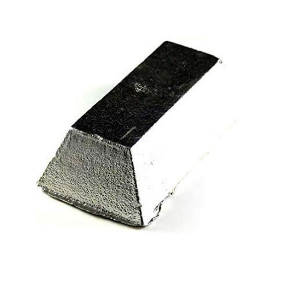 Tin Ingot (2 pounds | 99.9+% Pure) Raw Tin Metal by MS MetalShipper