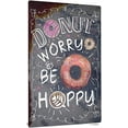 thumbnail image 1 of Tin Poster Metal Sign Donut Wall Decor, Funny Art Decoration for Home, Bars, Kitchen, Restaurants, Cafes Pubs, 12x8 Inches Aluminum Plaque Retro Signs, 1 of 4