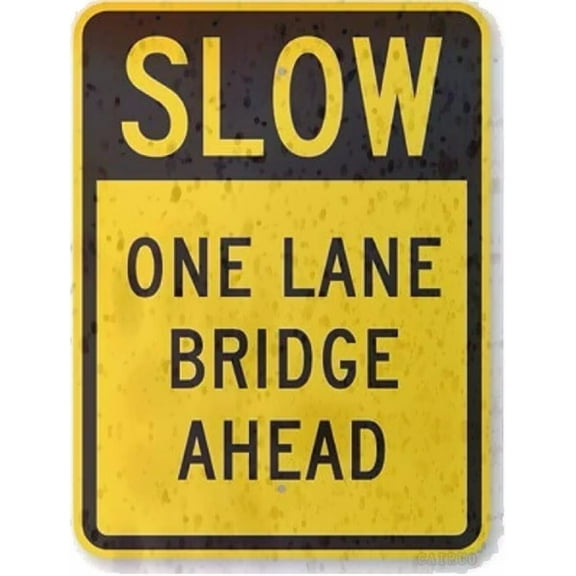 Tin Poster Sign New Road Slow Down Speed Limit 10 Mph, Heavy-Duty Aluminum Metal Street 8x12 Inch Wall Plaque Retro Vintage Sign