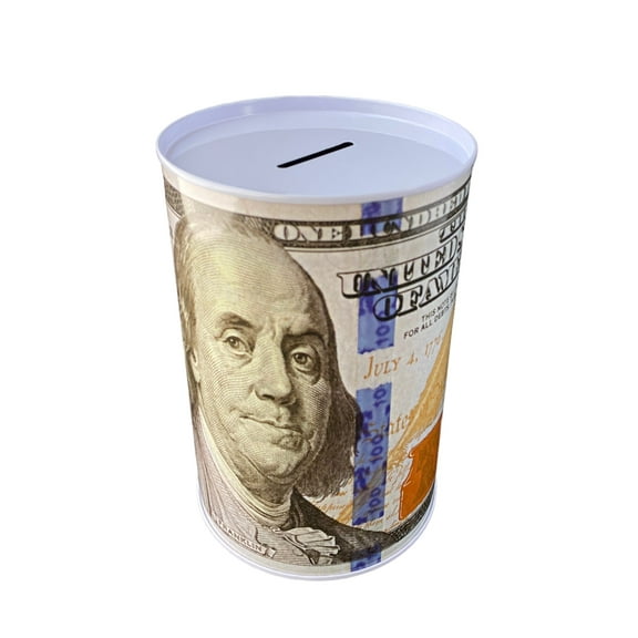 Tin Savings Bank 10CM X 15CM (5.9 x 3.9) Inches