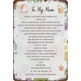 thumbnail image 1 of Tin Sign 12x16 Inch Mother Sign Gifts From Daughter, Rustic Floral To My Mom I Love You To The Moon Tin Sign Signs For Mother's Day Birthday Tin Sign Plaque Hanging Sign Home Decor, 1 of 6