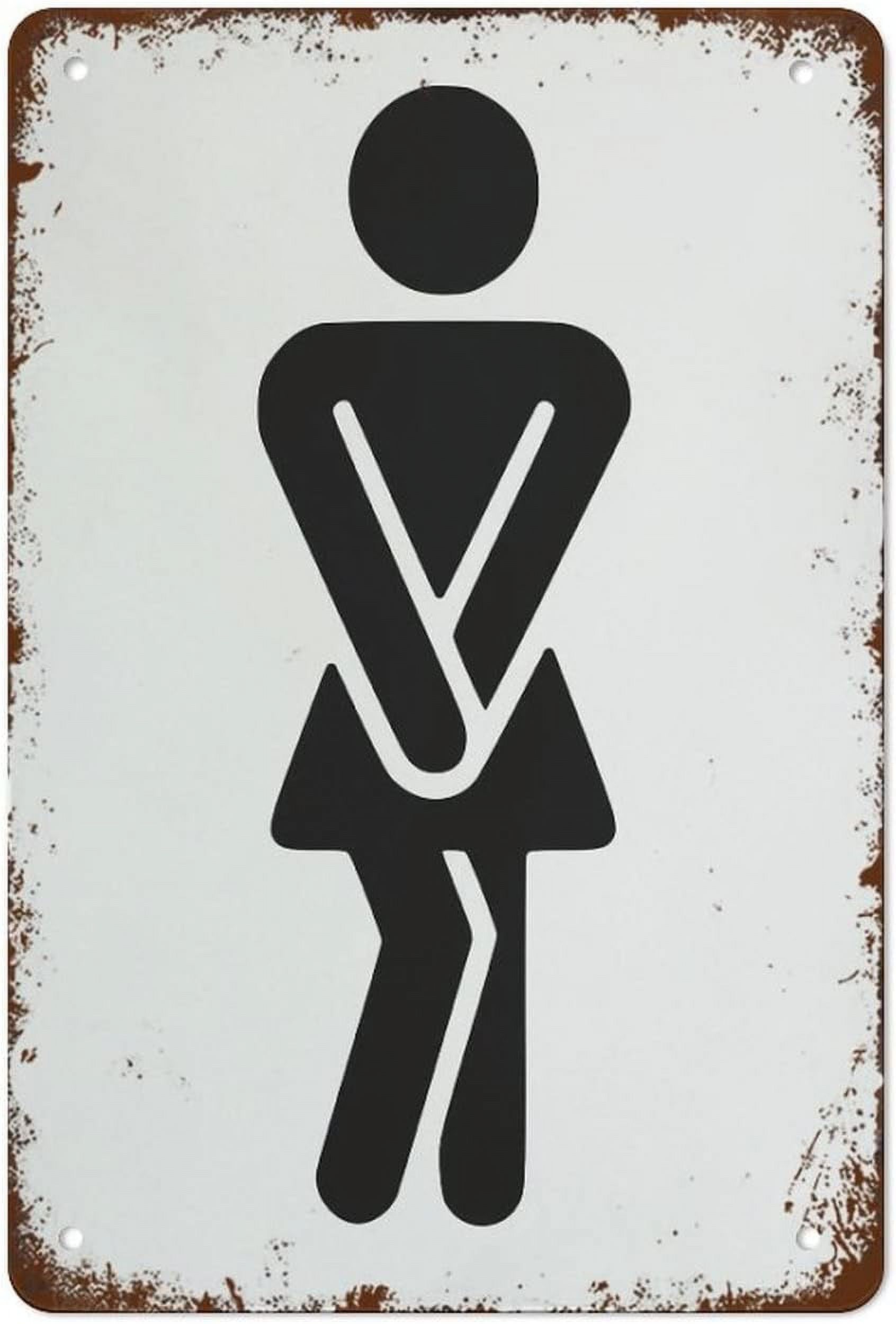 Curated visual reference: Gallery Detail: Tin Sign 8X12 Inch Metal Sign Vintage Metal Signs Bathroom