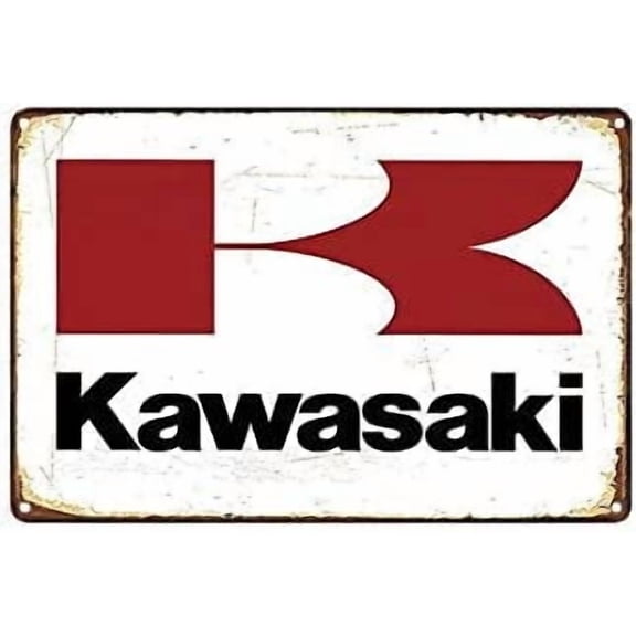 Tin Sign For Vintage Custom Metal Signs 8 x 12 - Kawasaki Service Decor Chic Art Wall Decort Home Yard Signs Bar Hotel Cafe Pub restauran