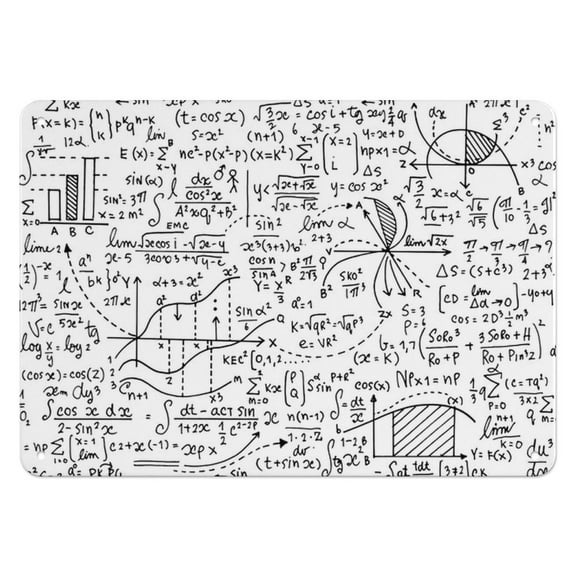 Tin Sign,Math education pattern with handwritten formulas,for used to adorn classrooms, creating an intellectual atmosphere and stimulating students' interest in mathematics,812 inch