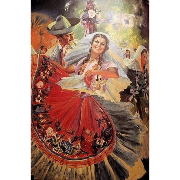 Tin Sign Vintage Chic Art Decoration Poster Jesus Helguera Mexican Art Girl Sexy Lady for Store Bar Home Cafe Farm Garage or Club 12" X 8"