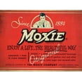 thumbnail image 1 of Tin Sign Vintage Chic Art Decoration Poster Since 1884 Moxie Soda Pop Drink Label for Store Bar Home Cafe Farm Garage or Club 12" X 8", 1 of 5