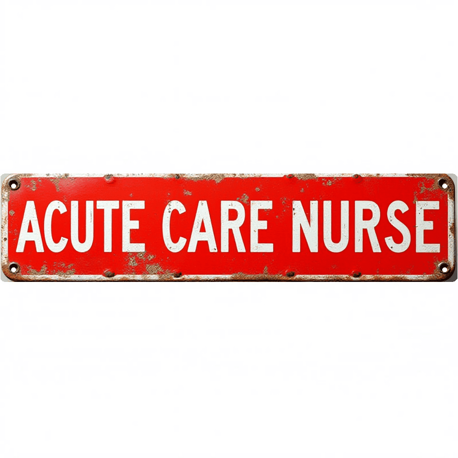 Medical Sign Rn Retro Tin Signs 16*4 inches