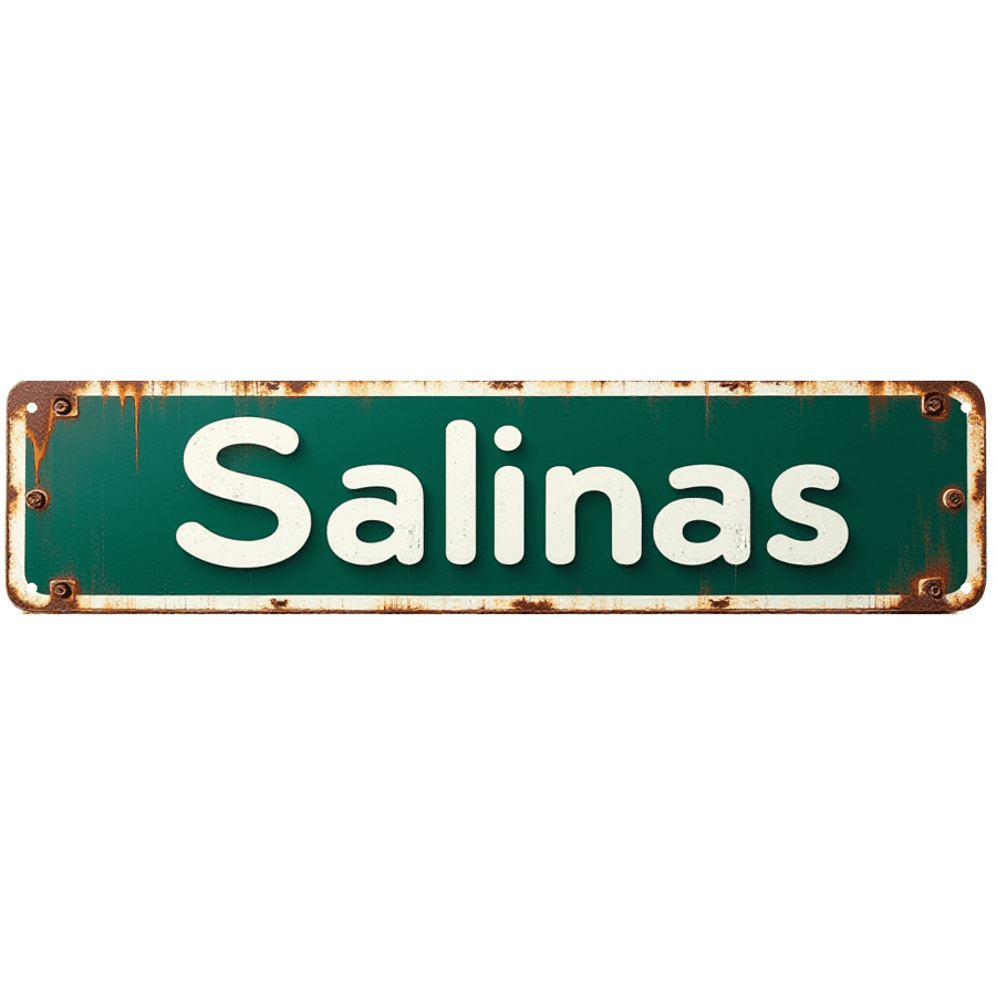 Tin Signs - 16x4 Inches Salinas Farmhouse Kitchen Sign - Perfect for ...