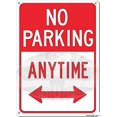 thumbnail image 1 of Tin Signs Warning reminder Sign No Parking Anytime 8 x 12 inches Supplies Metal Sign, 1 of 4