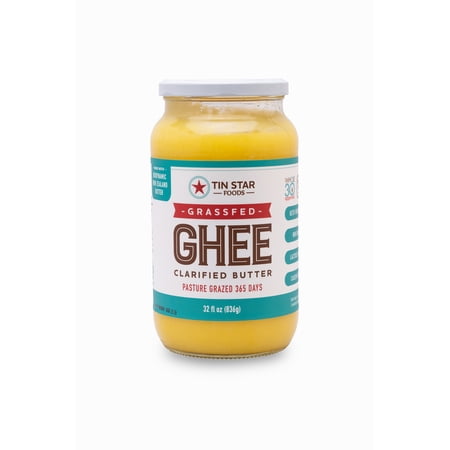Tin Star New Zealand Clarified Butter Grassfed Ghee, 32 Ounces
