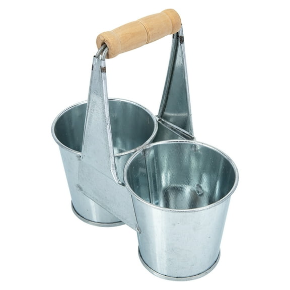 Tin Succulent Flower Pot House Plants Flowers Planter Vase Vases Silver