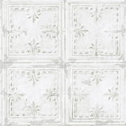 Tin Tile Peel and Stick Wallpaper