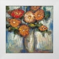 thumbnail image 1 of Tina 12x12 White Modern Wood Framed Museum Art Print Titled - Orange Poppies II, 1 of 4