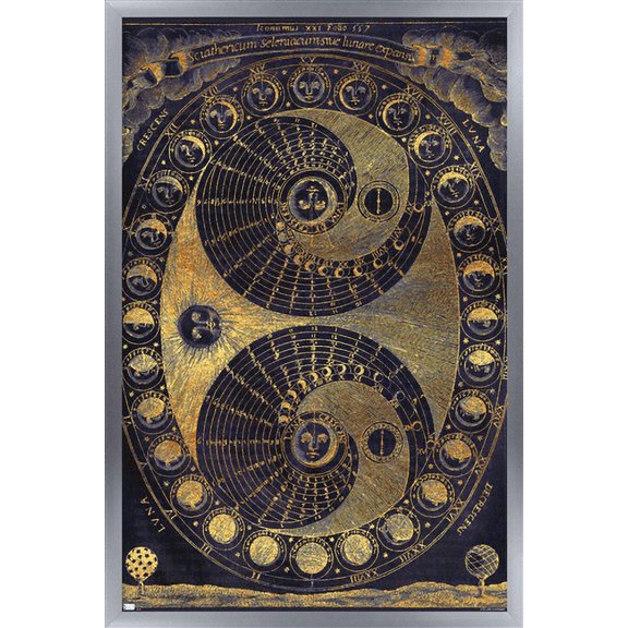 Tina Lavoie - Golden Elements Of The Moon Astronomy Chart