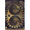 thumbnail image 1 of Tina Lavoie - Golden Elements Of The Moon Astronomy Chart Wall Poster, 14.725" x 22.375", 1 of 3