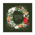 thumbnail image 1 of Tina Mitchell 'Christmas Chestnuts Roasting Wreath' Canvas Art, 1 of 3