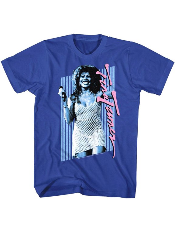 Tina Turner Foreign Affair Dress Men's T Shirt (Blue, Adult2XL)