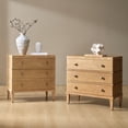 thumbnail image 1 of Tina's Home Transitional Solid Wood End Table Set of 2 with Charging Station & Spacious Storage Acorn, 1 of 6
