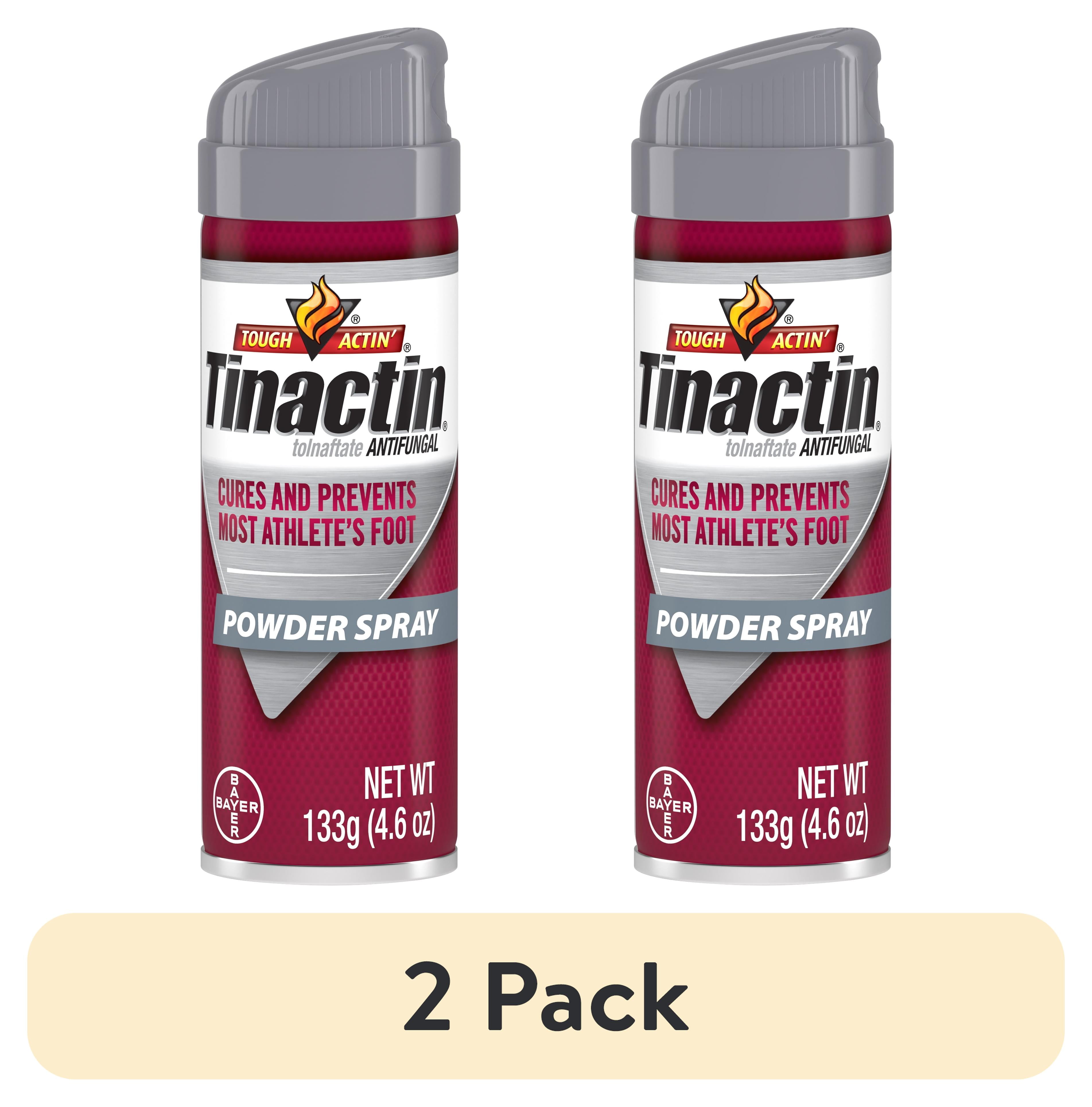 (2 pack) Tinactin Athlete's Foot Spray Antifungal Powder Spray, 4.6 oz