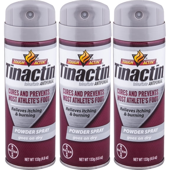 Tinactin Athletes Foot Powder Spray Pack of 3