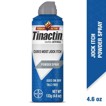 Tinactin Jock Itch Treatment Antifungal Powder Spray, 4.6 oz Can
